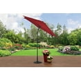 thumbnail image 2 of Mainstays 7.5ft Tomato Red Round Outdoor Tilting Push-Up  Market Patio Umbrella, 2 of 6