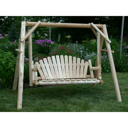 Cedar Creek Rustic Furniture 5 Ft Log Swing And Stand