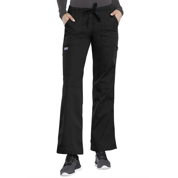 Cherokee Cherokee Workwear Scrubs Pant for Women Low Rise Drawstring