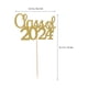 thumbnail image 2 of Golden Graduation Cupcake Toppers for Cake Decoration 15Pcs Set, 2 of 4