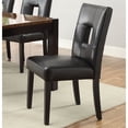 thumbnail image 2 of Coaster Anisa Open Back Faux Leather Dining Chairs in Black, 2 of 3