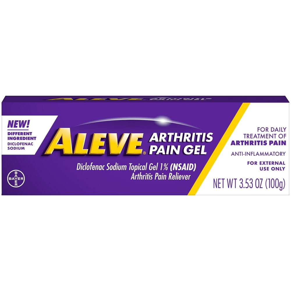 Aleve Arthritis Pain Gel for Topical Arthritis Pain Relief, 100G Tube
