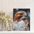 thumbnail image 2 of Qisvanset 12x16 Inch Majestic Hawk Bird Canvas Wall Art, Forest Wildlife Rustic Nature Inspired Home Decor, 2 of 8