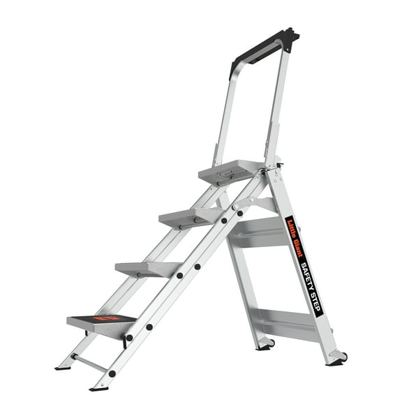Little Giant Safety Step, Model 4 step, 300 lbs capacity rated, aluminum stepstool