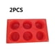 thumbnail image 1 of Molde para magdalenas Jumbo de silicona de 6 tazas, juego de 2 moldes para magdalenas de Texas, moldes de silicona para hornear para magdalenas caseras, antiadherente y sin BPA Xemadio SNFLD1361-1, 1 of 6