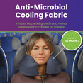 thumbnail image 5 of Cabeau Evolution Plus Memory Foam Neck Pillow with Soft, Cooling Cover & Travel Case, Slate Grey, 5 of 6
