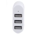 thumbnail image 3 of Concentrador USB 2.0 de 3 puertos con rotación de 90°/180°, estación de acoplamiento USB portátil intercambiable en caliente para viajes en casa y oficina (blanco), 3 of 5