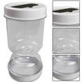 thumbnail image 4 of Austok Pickle Jar with Strainer Flip Leak-proof Hourglass Olive Jar Airtight Pickle Container Large Pickle Juice Separator Jar Wide Mouth Food Storage Container for Pickle Olives, 4 of 7