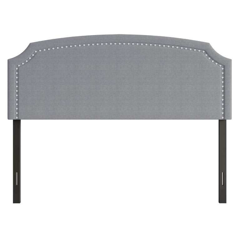 Home Design Cora Twin Headboard with Nailhead Trim photo 1