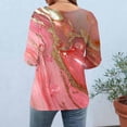 thumbnail image 6 of Perfectbot Women's Long Sleeve Crew Neck T-Shirt Floral Print Casual Comfortable Daily Top Tee, 6 of 7