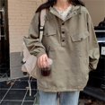 thumbnail image 4 of -Chaqueta cortavientos japonesa Y2k para mujer, sudaderas con capucha, ropa de calle Harajuku, chaquetas de gran tamaño para exteriores, Otoño e Invierno, 4 of 5