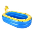 thumbnail image 1 of 170 * 103 * 90cm/ 67 * 41 * 35in Large Inflatable Swimming Pool for  Cute Dinosaur Sprinkler Pool  Playing Pad Summer   Kiddie Pool for Outdoor Backyard, 1 of 7