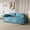 Blue, variant on Modern Velvet Sofa, Sofa Pull-Out Bed, Small Love Seat Casual Sofa With Back, With Pillow, Pockets, Living Room Furniture, 3 In 1 Convertible Sleep Sofa Bed.