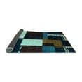 thumbnail image 2 of Ahgly Company Indoor Rectangle Abstract Light Blue Modern Area Rugs, 4' x 6', 2 of 4