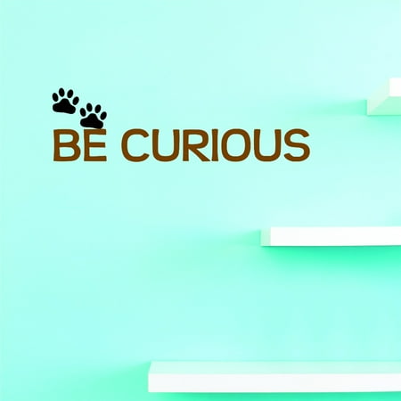 Do It Yourself Wall Decal Sticker Be Curious Home Decor 16×40 Do It Yourself Wall Decal Sticker Be Curious Home Decor 16×40