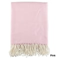 thumbnail image 1 of SARO TH415.P5060 Saro Acrylic Herringbone Throw  Pink, 1 of 1
