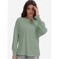 thumbnail image 5 of Womens Tops Long Ruffle Sleeve Shirts for Women Casual Loose Blouses Fashion, 5 of 6