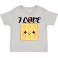 thumbnail image 3 of Inktastic Waffle Lover I Love Waffles Boys or Girls Toddler T-Shirt, 3 of 5