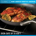 thumbnail image 5 of Calphalon Classic Hard-Anodized Nonstick Cookware, 12" Jumbo Fryer Pan with Lid, 5 of 6