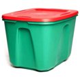 thumbnail image 3 of HOMZ Contenant de Rangement en Plastique Robuste de 18 Gallons, Vert/rouge (Lot de 4), 3 of 11