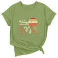 thumbnail image 5 of Prolriy Summer Tops for Women 2024 Vintage 1974 T Shirt Women's 50Th Birthday Gifts 50 Years T Shirt Women Round Neck Short Sleeve Retro Graphic Print Tee Shirts Womens Tops Army Green L, 5 of 5