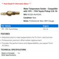 thumbnail image 2 of Water Temperature Sender - Compatible with 1991 - 1994 Toyota Pickup 3.0L V6 1992 1993, 2 of 2