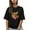 Black, variant on Women's Graphic T-Shirt White M Women's Tops Leopard Love Leopard Print Crew Neck Short Sleeve Shirts for Women