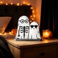 thumbnail image 5 of PoyoKee Ghost Reading Halloween Decorations, Ghost Reading Book Shelf Decor Spooky & Cute Stuff, Wooden Halloween Decor for Indoor Bedroom Fireplace, 5 of 7