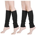 thumbnail image 1 of Boot Warmers for Men Women & Men Fluorescence Color Stripe Boot Cuffs Warmer Knit Leg Party Stockings, 1 of 8