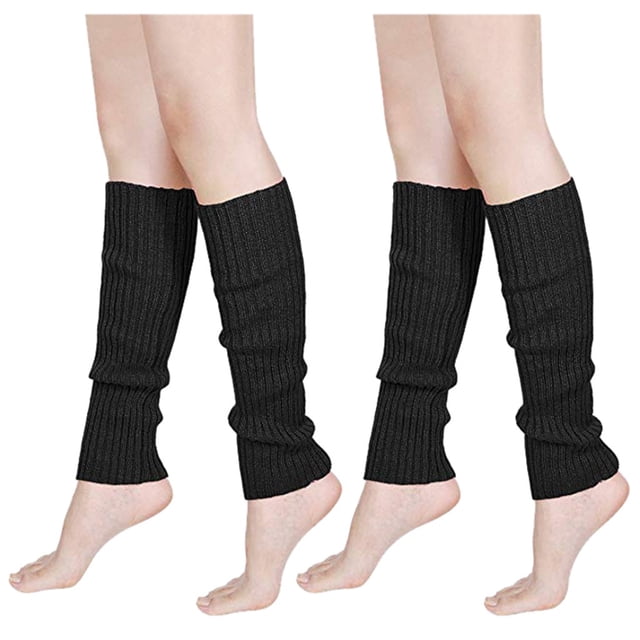 Boot Warmers for Men Women & Men Fluorescence Color Stripe Boot Cuffs Warmer Knit Leg Party Stockings