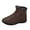 1-Brown, variant on Winter Boots for Women Waterproof Stitching Furry Lined High Top Ankle Booties Outdoor Non Slip Platform Snow Boots