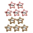 thumbnail image 5 of DESIGNICE 10Pcs Stars Hair Clips,Strong Grip Metal Hair Clips,Secure Hold Cute Hair Clips,Style1, 5 of 5