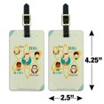 thumbnail image 4 of Big Bang Theory Retro Art Luggage ID Tags Suitcase Carry-On Cards - Set of 2, 4 of 6