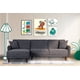 thumbnail image 1 of Sala Modular Sofá Cama Reversible De Velvet Gris Oxford Beehive Memory Foam Modelo Cosmo, 1 of 8