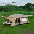 thumbnail image 3 of 4-6 Person Camping Tent Large Capacity Cabin Tents Waterproof Portable Picnic Tent, 3 of 7