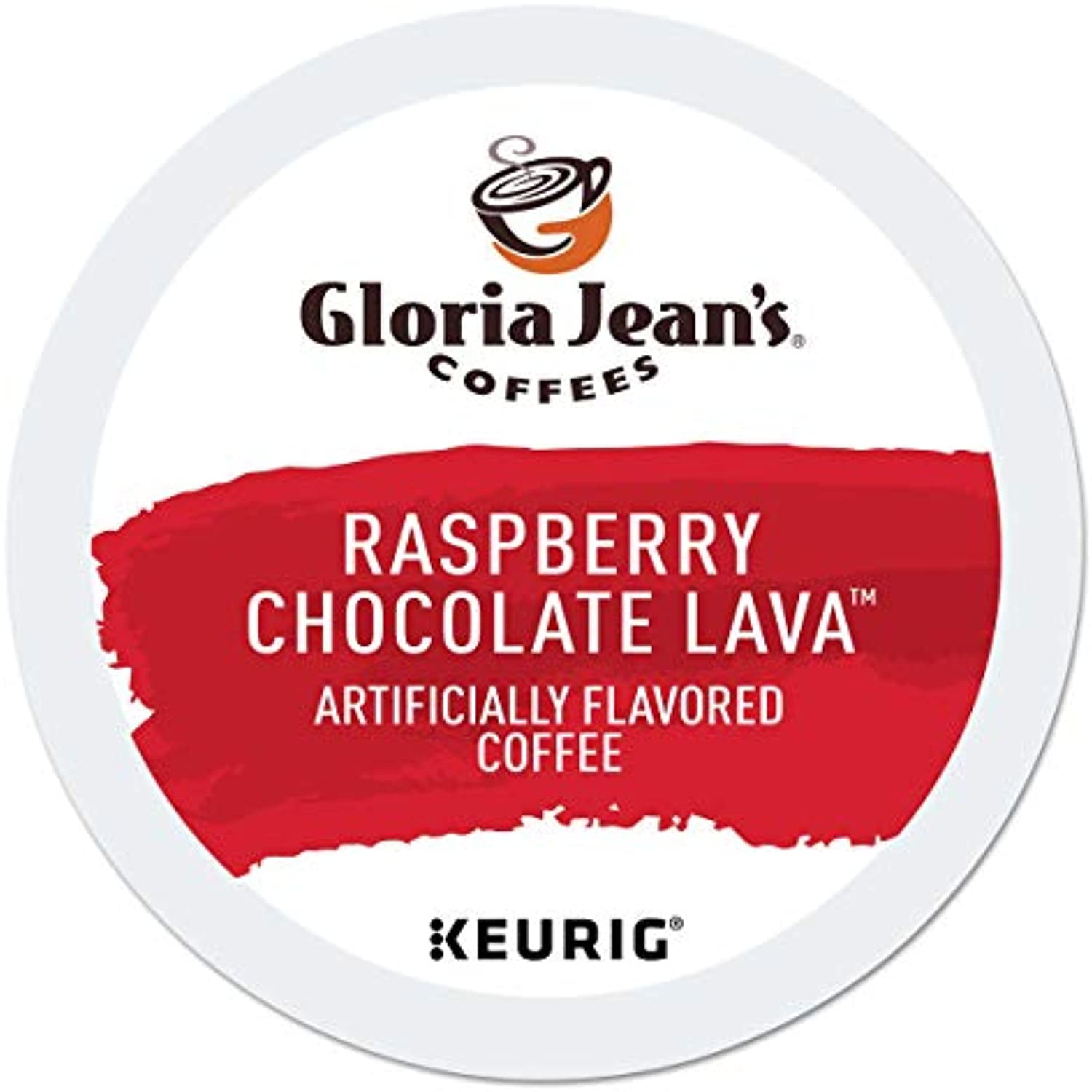 Gloria Jeans Coffees Raspberry Chocolate Lava Single Serve Keurig K Cup Pods Flavored Medium Roast Coffee 24 Count Walmart