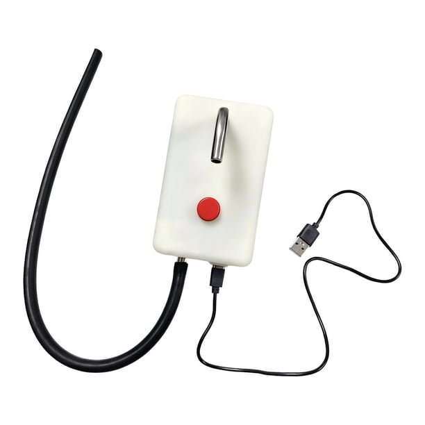 Bomba autocebante eléctrica con sifón automático USB, de alimenticio, con manguera, para trasvase de agua para camping, bebidas, picnics y