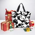 thumbnail image 6 of Fuzoiu Seamless Pattern Cute Panda Print Durable Tote Bag,Shoulder Bag with Zipper Closure,Casual Tote's Handbag,for Daily Use, Shopping, School, Work, 6 of 7