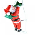 thumbnail image 1 of Santa Claus Climbing Rope Ladder Hanging Décor for Wall House Garden Christmas Tree Indoor Outdoor (40cm/15.7"), 1 of 12