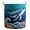 Blue, variant on Quilted Laundry Basket with Handles Foldable Fabric Clothes Storage Hamper Multi Purpose Organizer Bin for Bedroom Laundry Room and Closet