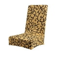 thumbnail image 1 of Xingzhi 5pieces Stylish And Stretchable Chair Cover For Office And Dining Room Chairs Suitable For Chair Size Polyester Golden black hook, 1 of 6
