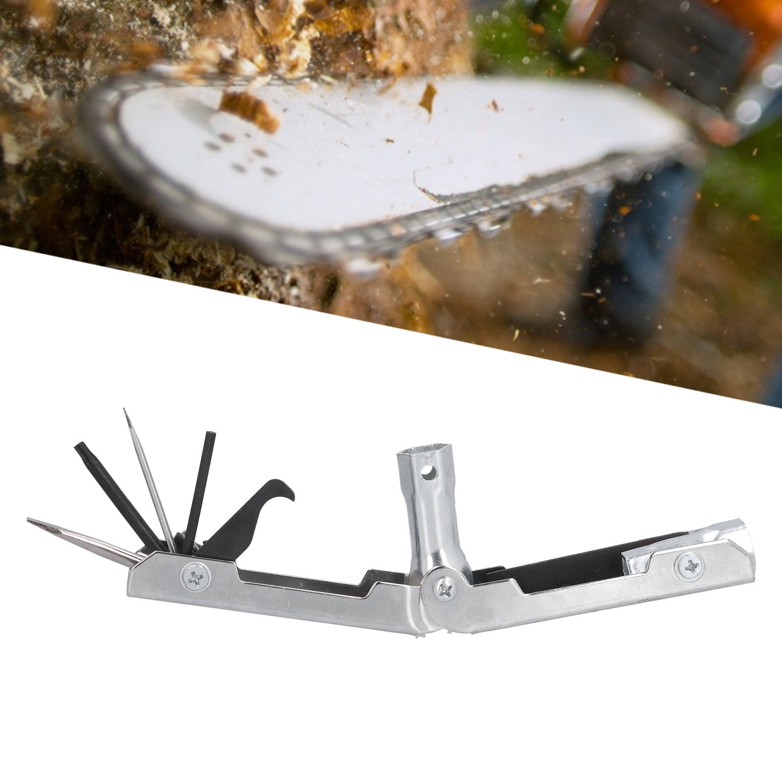 Multifunctional Tool Set, High Accurate Professional Gardening Accessory Exquisite Chainsaw Tool Durable  For Yard For  Chainsaw For Outdoor