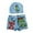 Sky Blue, variant on REDARER Toddler Boys' Swim Set – Dinosaur Print Trunks Matching Swim Cap, Beach Bathing Suit,3-4 Years
