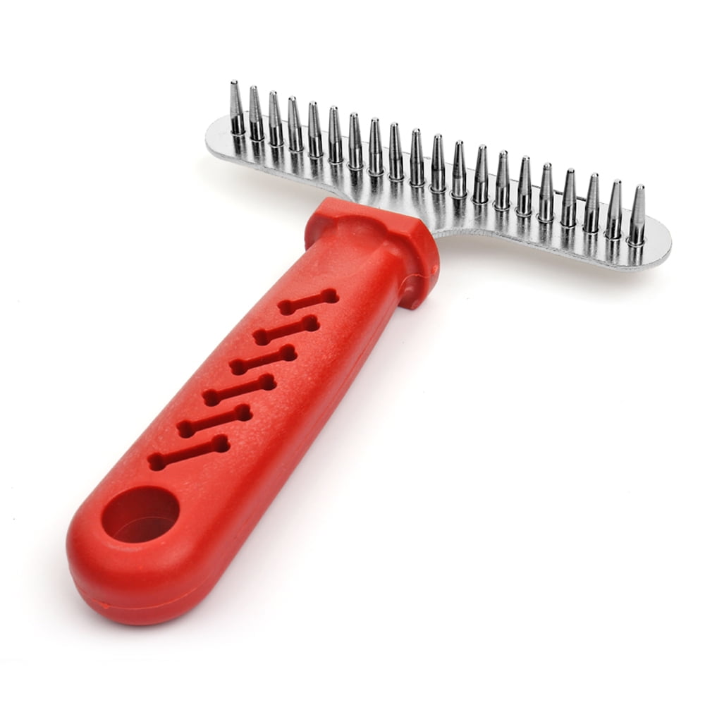 Dogs Rake Comb Stainless Steel Pets Cats Animals Dead Dematting Detangling Hair Brush Slicker