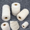 thumbnail image 2 of Cordón de algodón, hilo de macramé, cordón de algodón trenzado, cuerda para manualidades colgantes DIY, 2 of 9