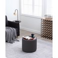 thumbnail image 2 of Storage Ottoman With Tray Top, 2 of 8