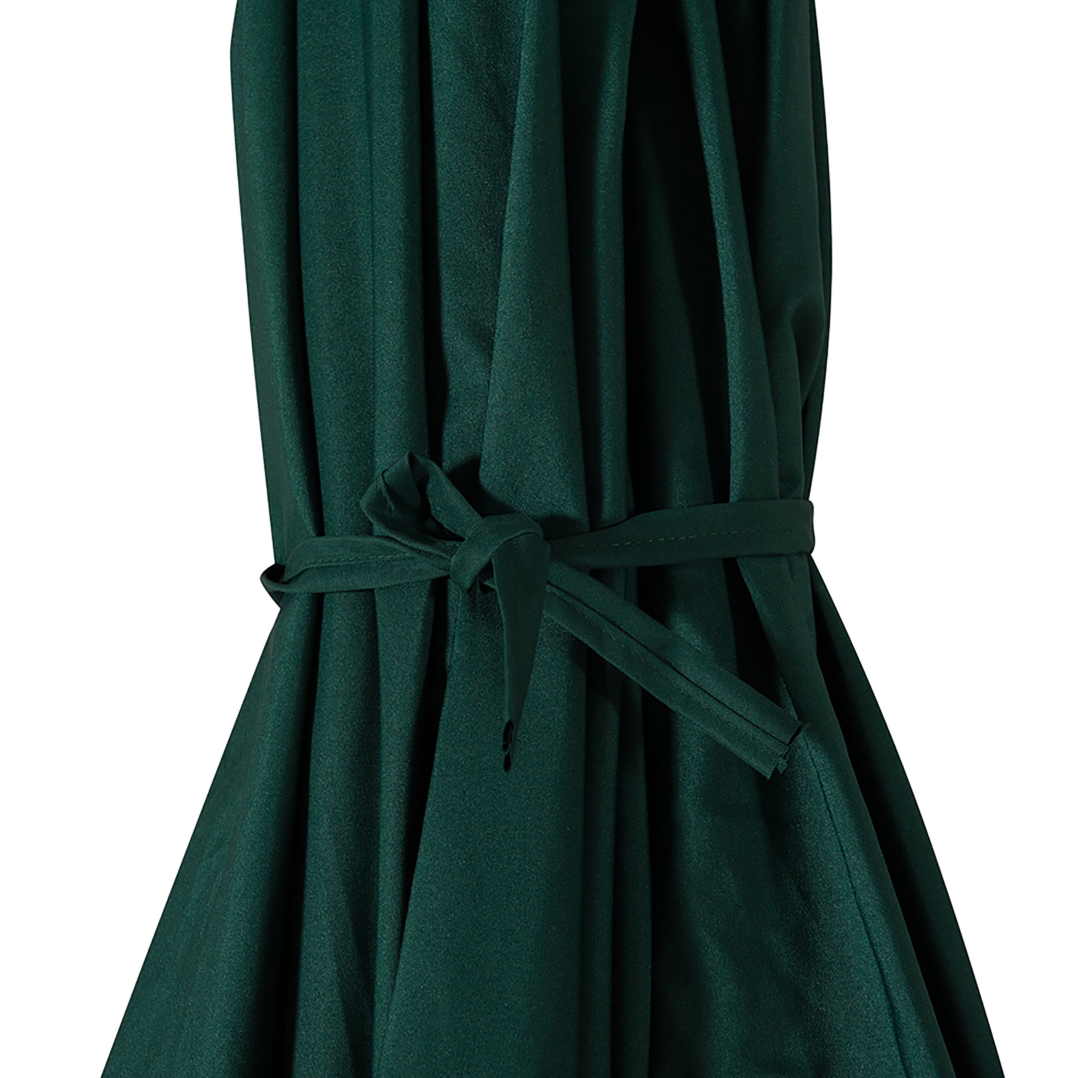 GARDEN 9 Ft Patio Umbrellas w/ Black Round Base Included for Outdoor Shade, Dark Green