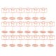thumbnail image 5 of 20 piezas de clip de nota con forma de sobre pequeño en oro rosa encantador, soporte para número de mesa, soporte para tarjeta de foto para boda, oficina, 5 of 9