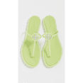 thumbnail image 3 of Tory Burch Women's Mini Miller Jelly Thongs, Garden Mint/Silver, 9, 3 of 3