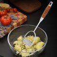 thumbnail image 2 of Stainless Steel Mud Press Masher for Avocado Potatoes Beans Easy to Use Clean Food Masher Ergonomic Design Versatile Kitchen Tool, 2 of 7